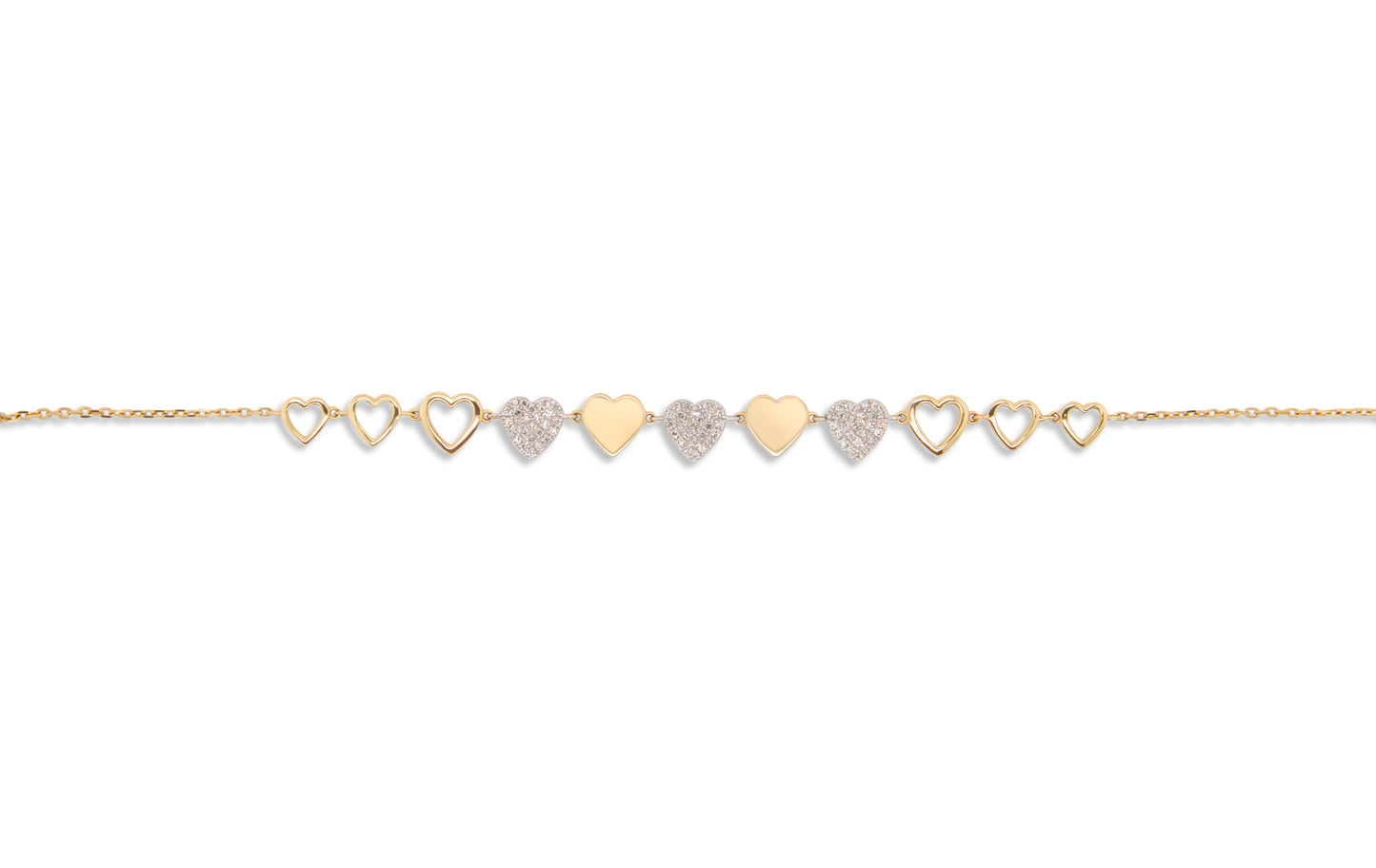 Holly Heart Bracelet