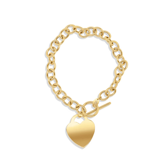 Heart Charm Bracelet